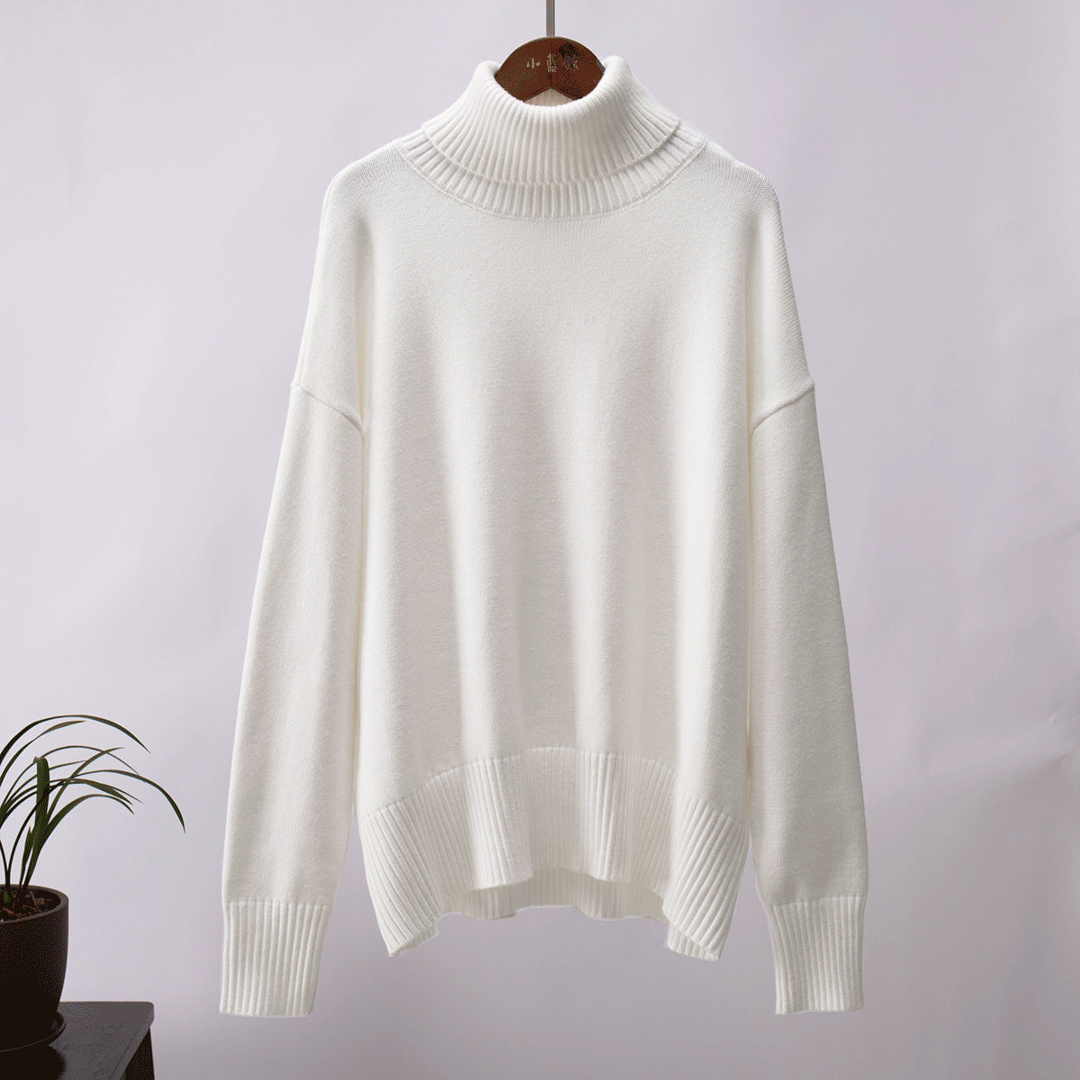 Women's Loose Knitted Pullover Sweater