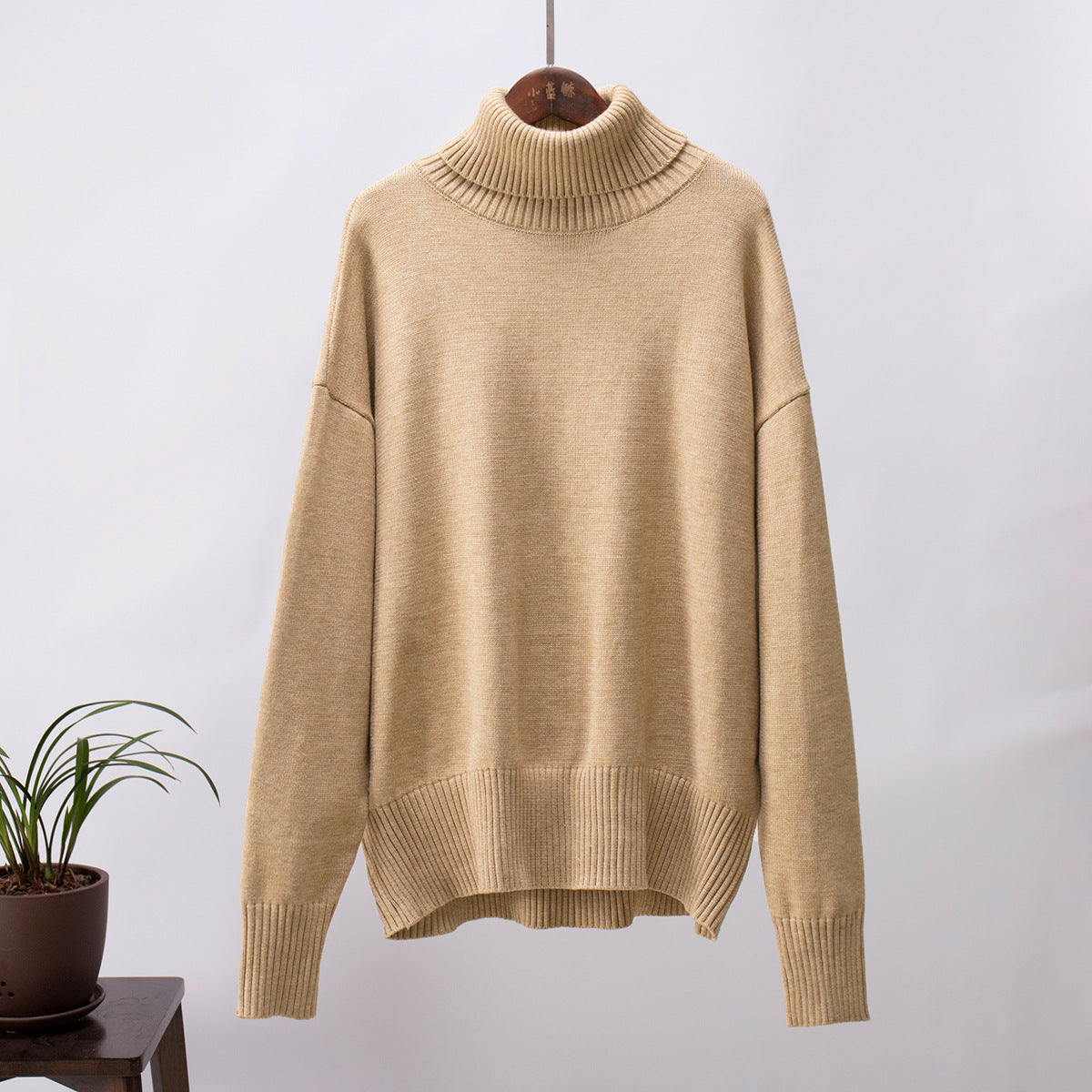 Women's Loose Knitted Pullover Sweater