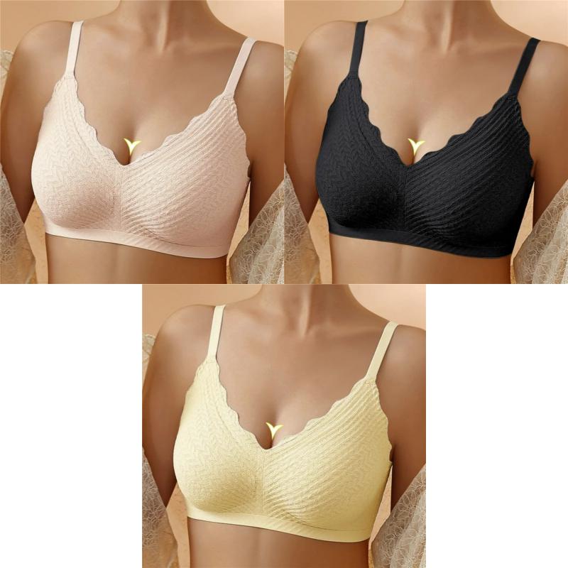 🔥Hot Sell🔥⏰LAST DAY  Buy 1 Get 1 Free⏰Transpirable Ice Silk Wireless Push Up Plus Size Bra