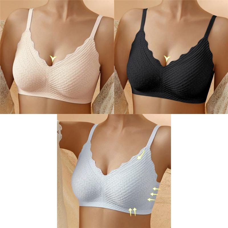 🔥Hot Sell🔥⏰LAST DAY  Buy 1 Get 1 Free⏰Transpirable Ice Silk Wireless Push Up Plus Size Bra