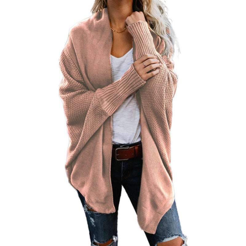 Oversized Casual Solid Color Windbreaker Warm Chic Coat