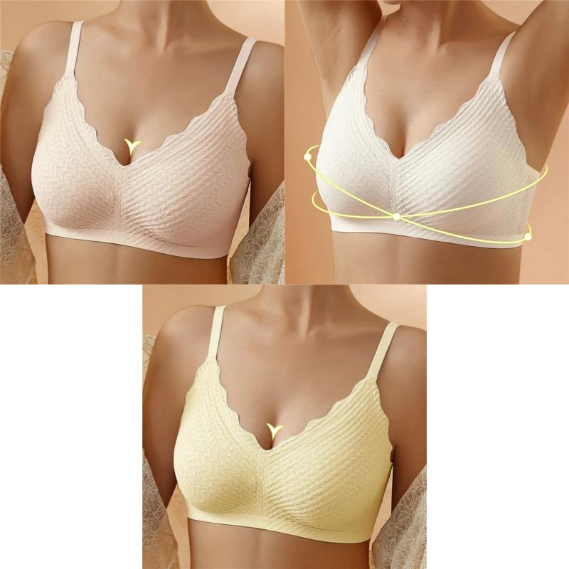 🔥Hot Sell🔥⏰LAST DAY  Buy 1 Get 1 Free⏰Transpirable Ice Silk Wireless Push Up Plus Size Bra