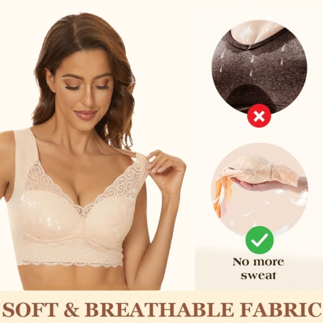 🔥Last Day Buy 1 Get 2 Free😍-Seamless Bra Wireless Push Up Lace Bra